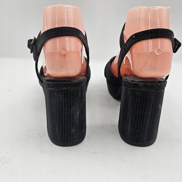 Kenneth Cole Reaction Reeva Platform Heels Black Women's Size 8 NWOT - Picture 5 of 9